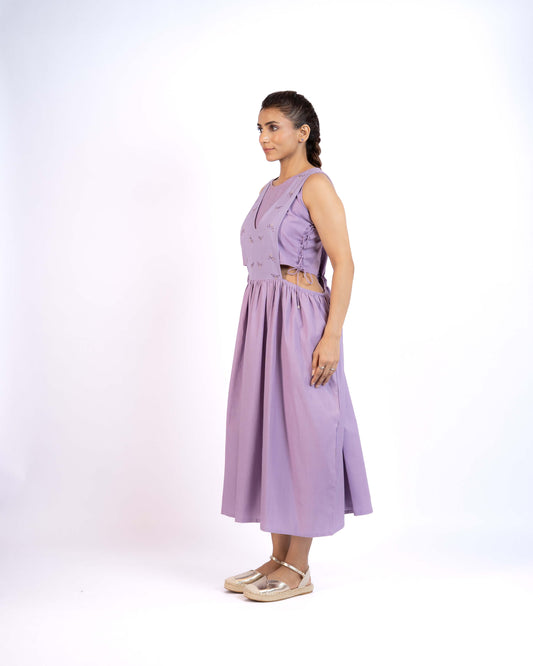 PETALFLARE Dress with BLUSH crop toр