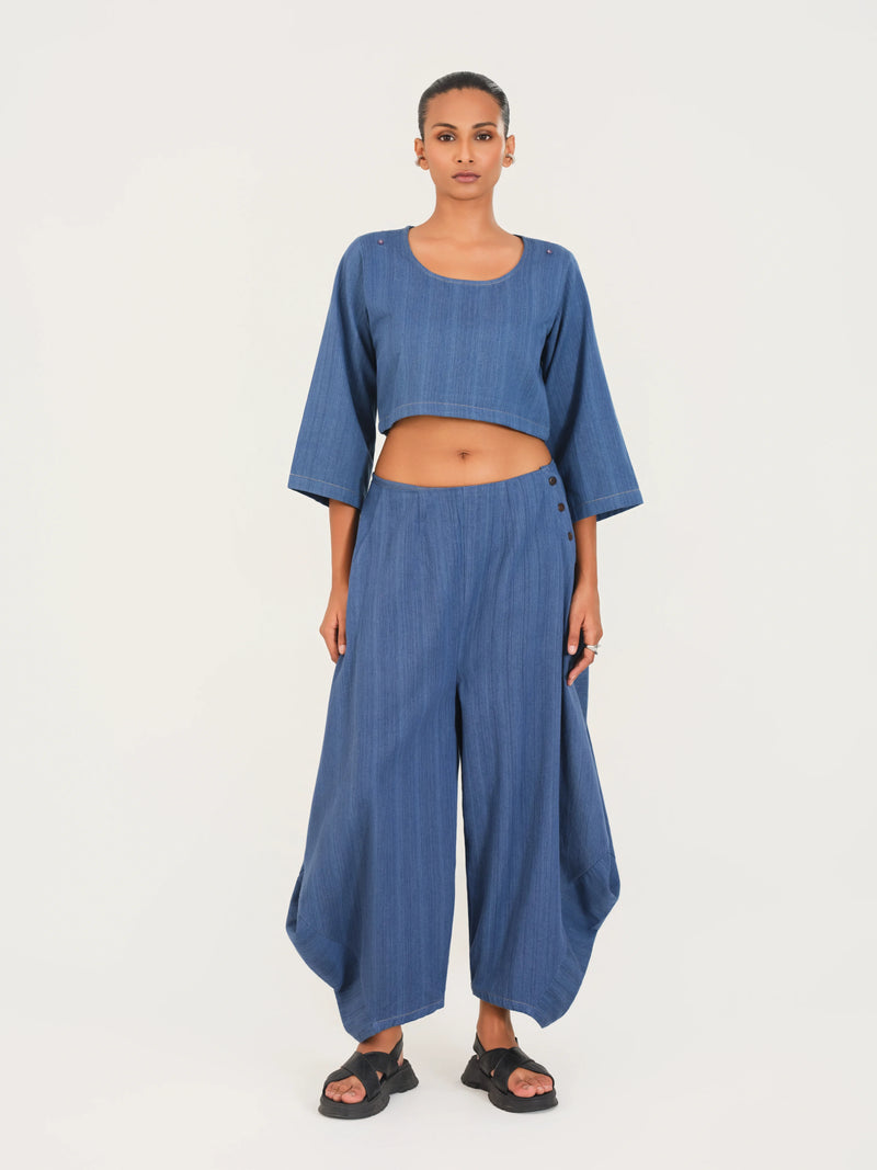 Straight-Cut Crop Top