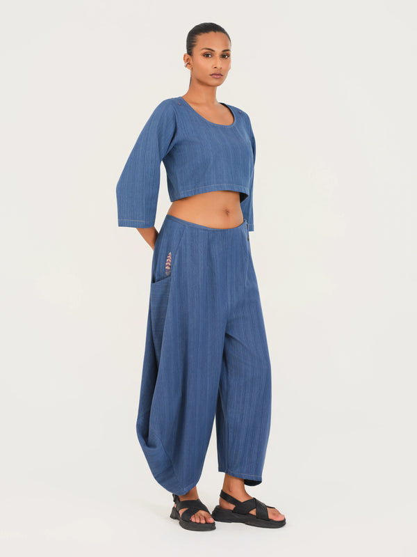 Straight-Cut Crop Top