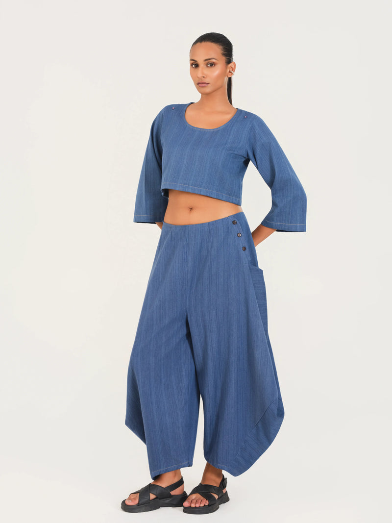 Straight-Cut Crop Top